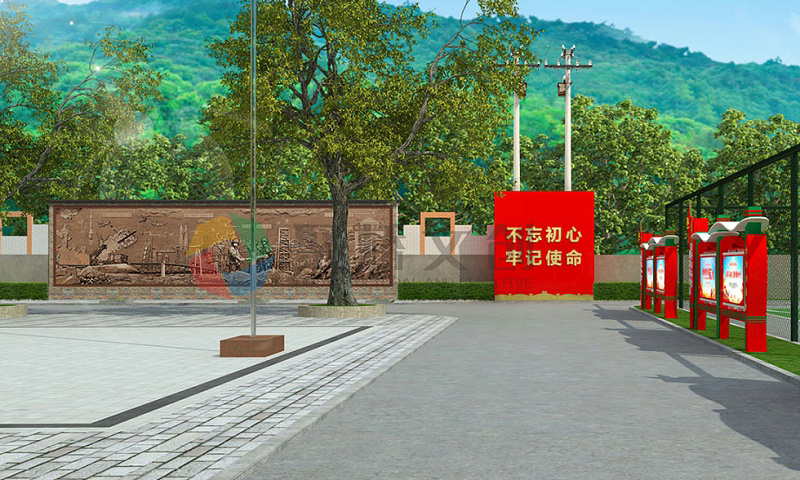 部隊(duì)室外營區(qū)文化建設(shè)