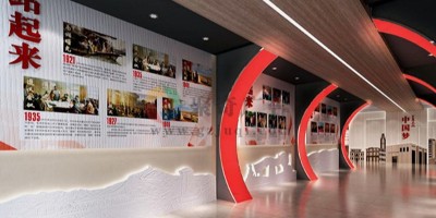 紅色文化展館設計中，如何構建一條完整故事線？