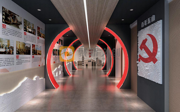 紅色主題長廊設(shè)計(jì)