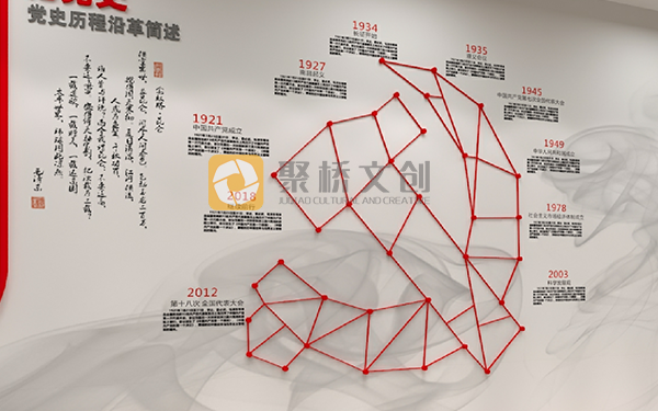 深圳校園黨建展廳內容設計的不同之處